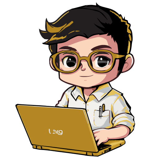 A developer with laptop image